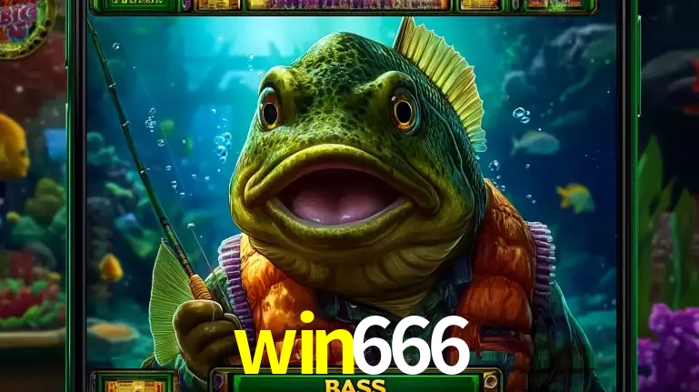 Personagem de peixe pescador do popular jogo de slot com tema de pescaria, uma das emocionantes opções de caça-níqueis para jogar e ganhar no cassino win666.